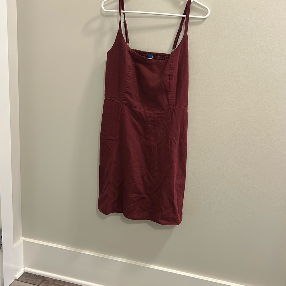 Old Navy Burgundy Mini Dress